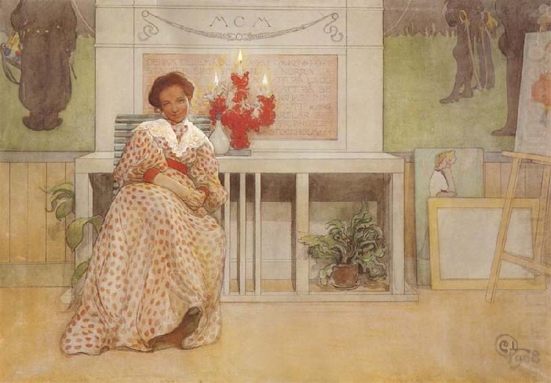In the Studio after the Ball, Carl Larsson
